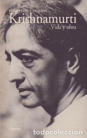 Libros: LOPEZ ANADON, Pedro.- - Krishnamurti. Vida y obra. - Foto 1