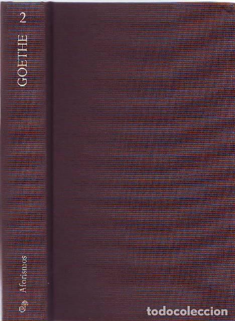 B&uuml;cher: GOETHE, Johann Wolfgang Von.- - M&aacute;ximas y reflexiones. Edici&oacute;n de Juan de Solar.
