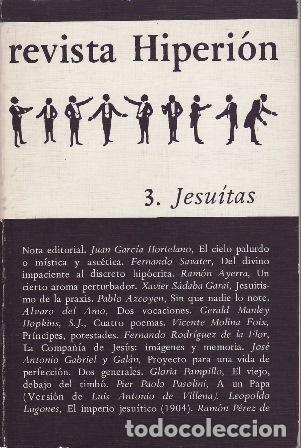 Libri di seconda mano: VV. AA.- - Revista Hiperi&oacute;n n&ordm; 3: Jesu&iacute;tas.