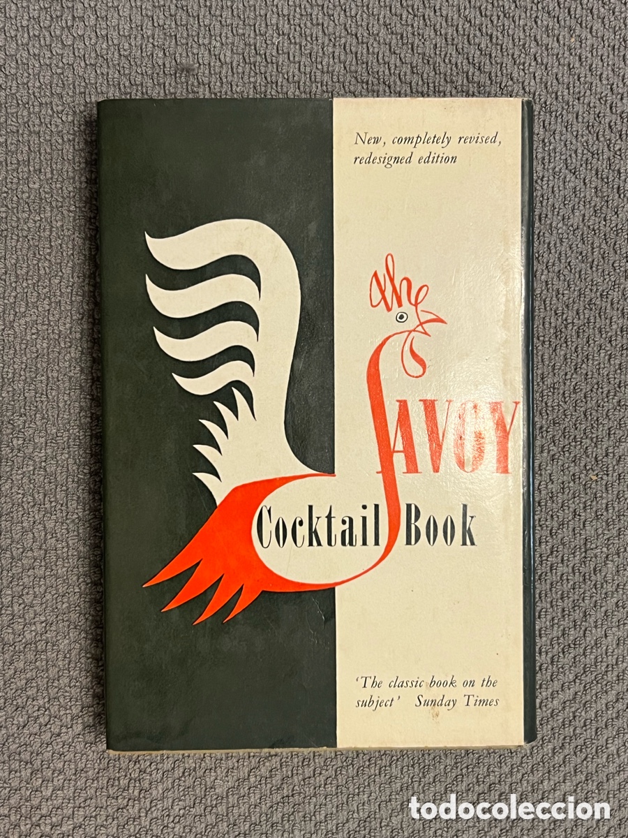 Libros: The Savoy Cocktail Book. Edici&oacute;n original Inglesa, revisada (a.1976) Tapas duras