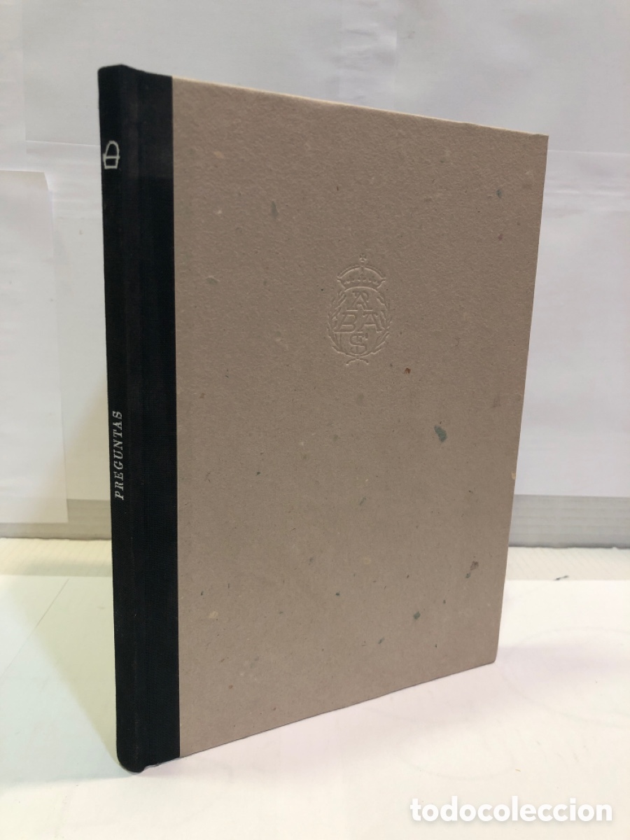B&uuml;cher: Excmo. Sr. D. Eduardo Chillida, Excmo. Sr. D. Jos&eacute; Antonio Fern&aacute;ndez Ord&oacute;&ntilde;ez - Preguntas