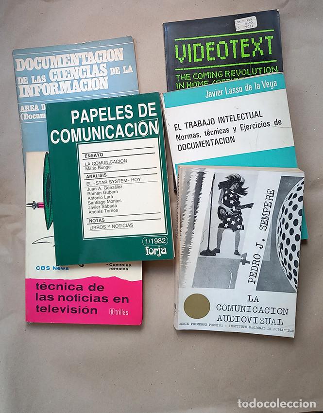 Livres: Lote 6 libros Ciencias de la Comunicaci&oacute;n