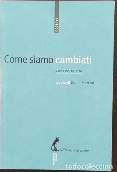 books: Come siamo cambiati- 9788863570038