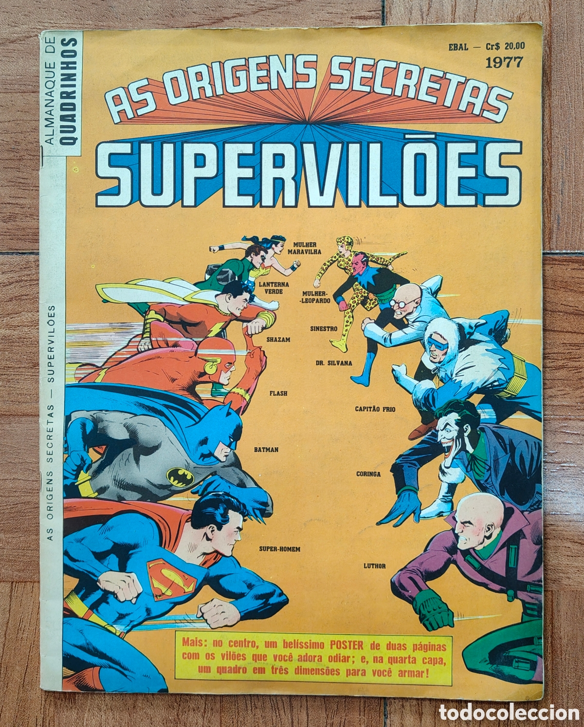 books: As Origens Secretas Superviloes � Almanaque de Quadrinhos 1977 - VV. AA.