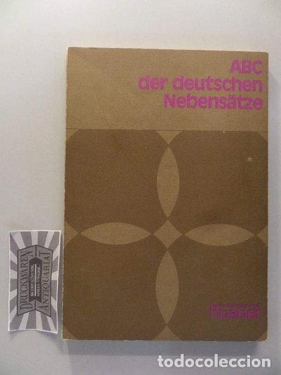 Libros: ABC der deutschen Nebens&auml;tze- 9783190013401 - Foto 1