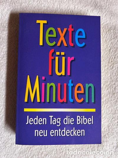 Libros: Texte f&uuml;r Minuten. Jeden Tag die Bibel neu entdecken- 9783460330139
