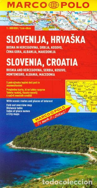 B&uuml;cher: Marco Polo L&auml;nderkarte Slowenien, Kroatien, Bosnien und Herzegowina, Serbien,...- 9783829738736