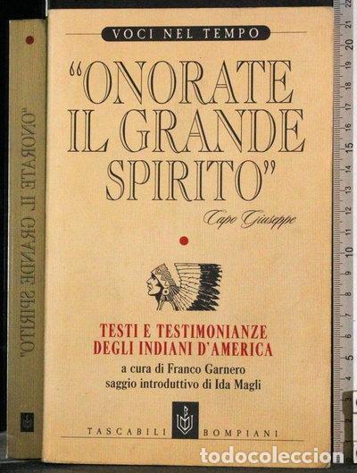 books: Onorate il grande spirito- 9788845240669