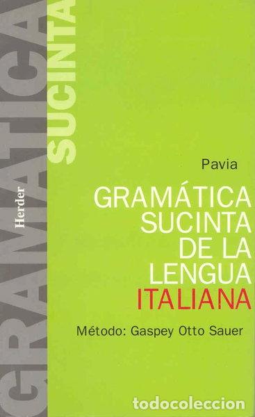 books: Gram&aacute;tica sucinta de la lengua italiana- 9788425400995