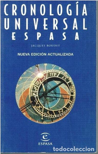 Livres: Cronolog&iacute;a universal Espasa- 9788423922932
