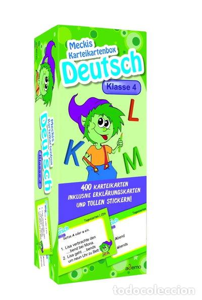 Livres: Meckis Karteikartenbox - Deutsch Klasse 4- 9783867150873