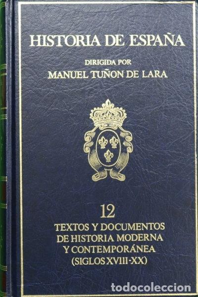 books: Textos y documentos de historia moderna y contempor&aacute;nea (siglos XVIII-XX)- 9788433594440
