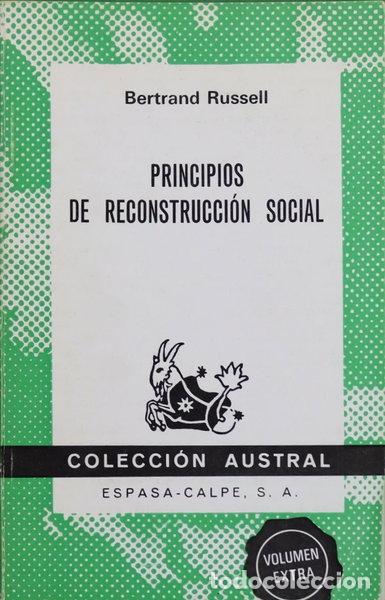 Libros: Principios de reconstrucci&oacute;n social- 9788423915811