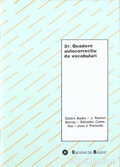 books: 3r Quadern autocorrectiu de vocabulari- 9788496187979