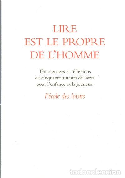 Libros: Lire est le propre de l'homme- 9782211114516