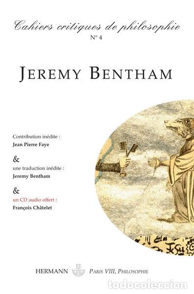 Libros: Cahiers critiques de philosophie, n&deg; 4: Jeremy Bentham, la logique du pouvoir- 9782705666934
