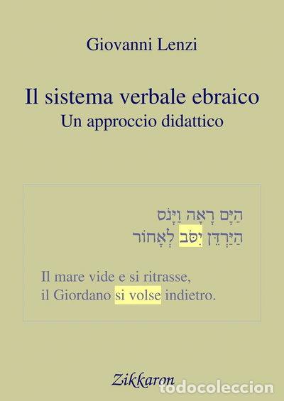 Libros: Il sistema verbale ebraico. Un approccio didattico- 9788899720070