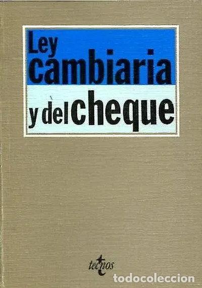 B&uuml;cher: Ley cambiaria y del cheque- 9788430913749