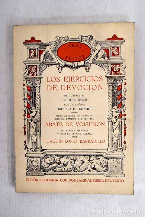 Libros: Los ejercicios de devoci&oacute;n del caballero Enrique Roch con la se&ntilde;ora duquesa de Condor