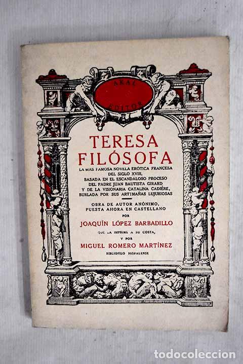 Libros: Teresa, fil&oacute;sofa: : Akal.