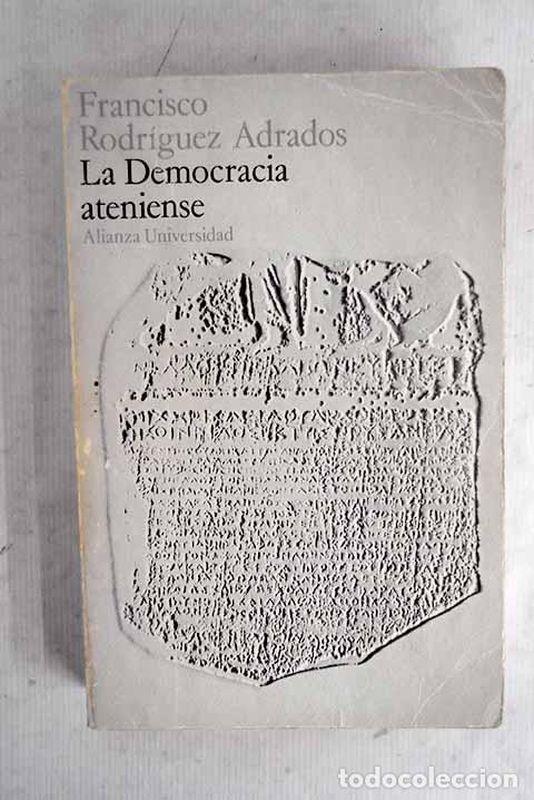 Livres: La democracia ateniense.- Rodr&iacute;guez Adrados, Francisco
