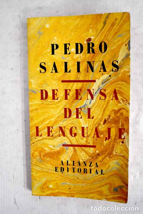 Libros: Defensa del lenguaje.- Salinas, Pedro