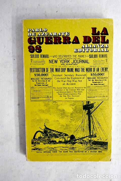 Libros: La guerra del 98: Azc&aacute;rate, Pablo de.- Azc&aacute;rate, Pablo de