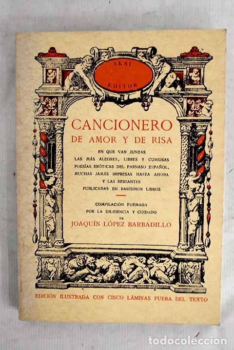 Libros: Cancionero de amor y de risa