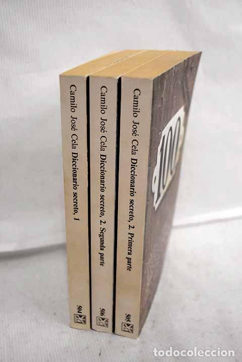 B&uuml;cher: Diccionario secreto: Cela, Camilo Jos&eacute;.- Cela, Camilo Jos&eacute;