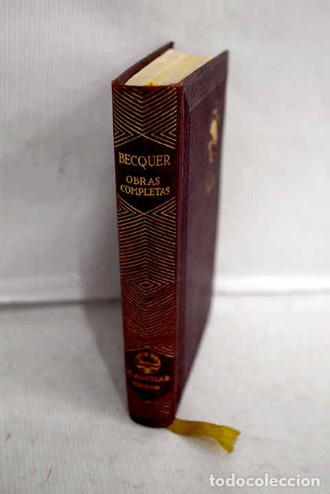 Libros: Obras completas: B&eacute;cquer, Gustavo Adolfo.- B&eacute;cquer, Gustavo Adolfo