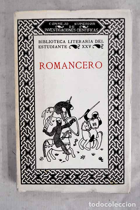 Libros: Romancero: : C.S.I.C.