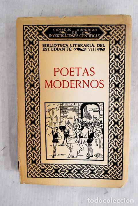 Livros em segunda m&atilde;o: Poetas modernos: (siglos XVIII y XIX)