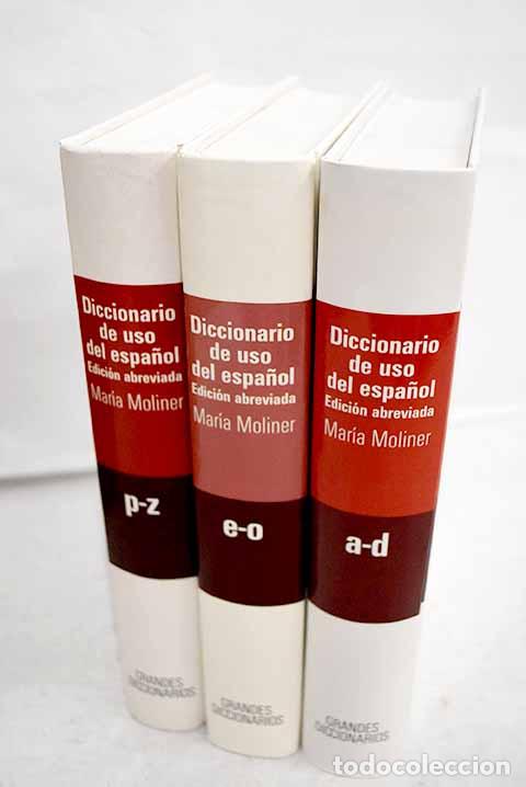 Libros: Diccionario de uso del espa&ntilde;ol.- Moliner, Mar&iacute;a