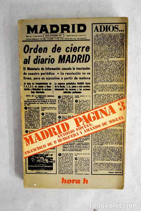 Livros em segunda m&atilde;o: Madrid, p&aacute;gina 3: Font&aacute;n, Antonio.- Font&aacute;n, Antonio