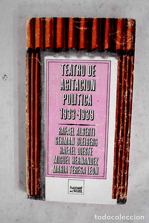 B&uuml;cher: Teatro de agitaci&oacute;n pol&iacute;tica: 1933-1939