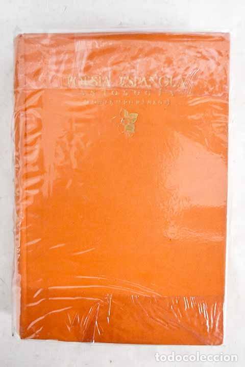 B&uuml;cher: Poes&iacute;a espa&ntilde;ola: antolog&iacute;a