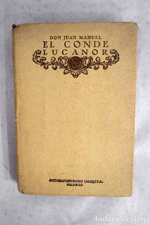 books: El Conde de Lucanor: Don Juan Manuel.- Don Juan Manuel