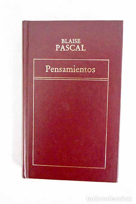 books: Pensamientos: Pascal, Blaise.- Pascal, Blaise