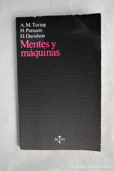 Libros: Mentes y m&aacute;quinas: Turing, Alan Mathison.- Turing, Alan Mathison