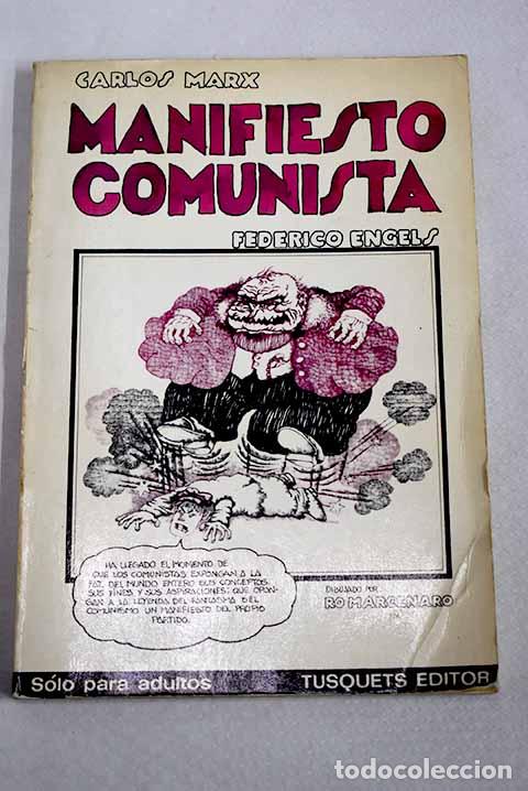Libros: Manifiesto comunista.- Marx, Karl