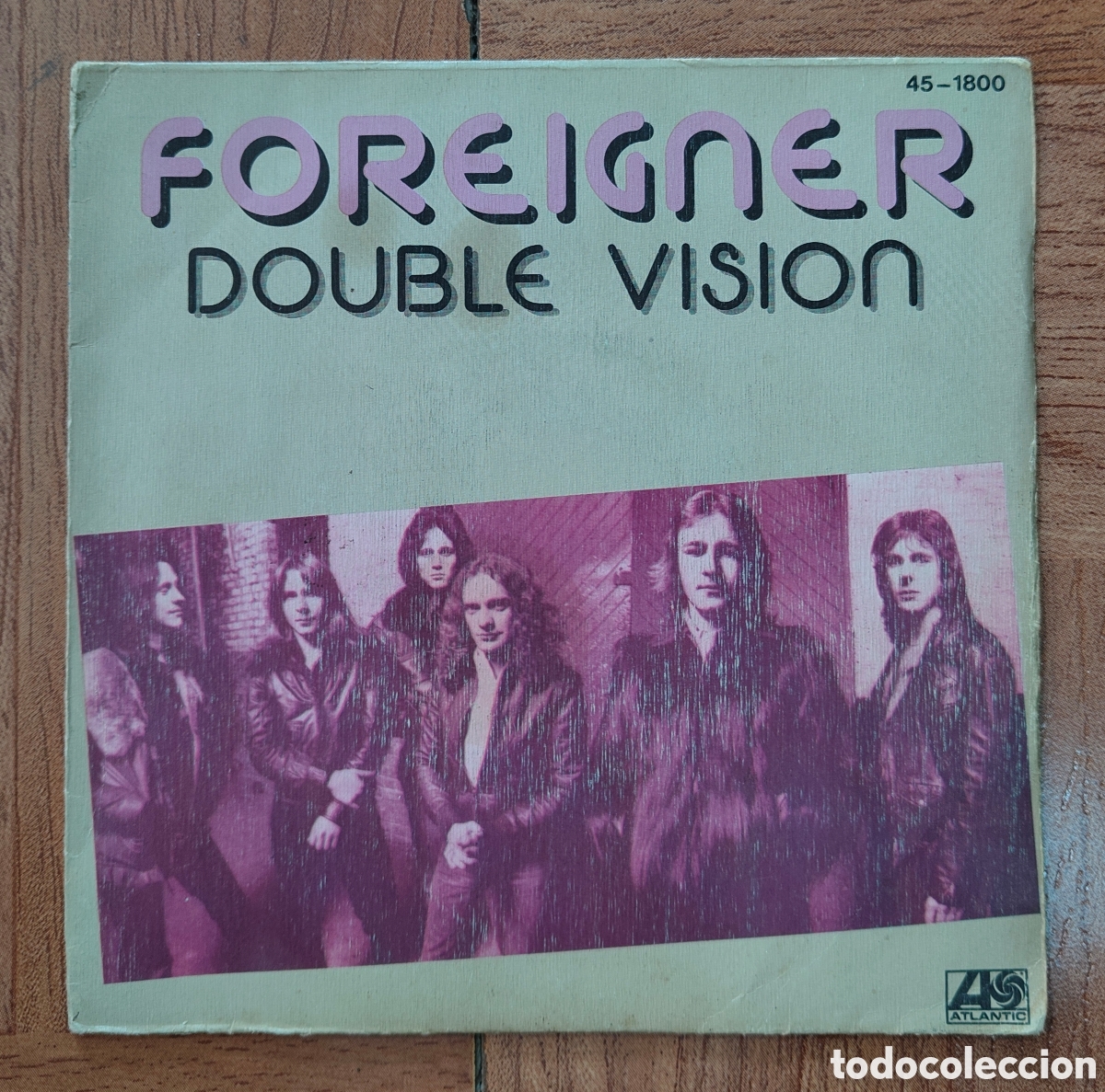 Libros: Double Vision � Single � Hispavox � 1979 - Foreigner