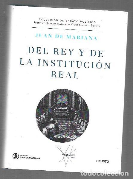 Libros: DEL REY Y DE LA INSTITUCION REAL - MARIANA, JUAN DE