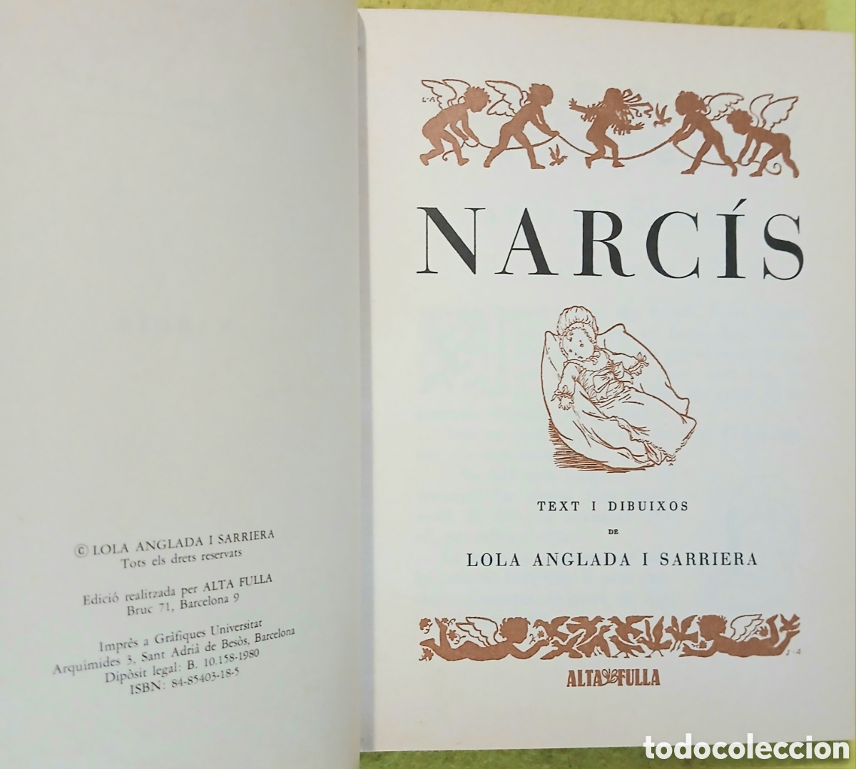 Libros: Narcis, Lola Anglada amb dedicat&ograve;ria autora. - Foto 3