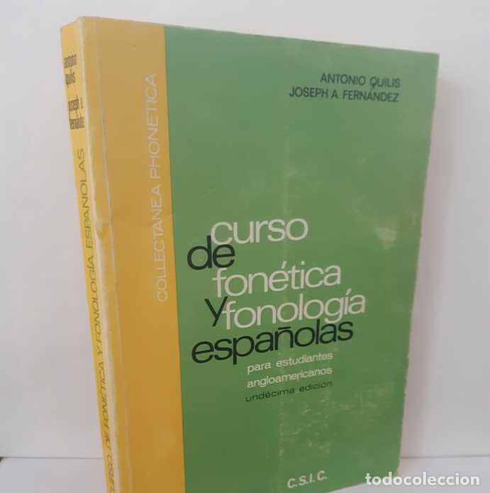 books: CURSO DE FON&Eacute;TICA Y FONOLOG&Iacute;A ESPA&Ntilde;OLAS PARA ESTUDIANTES ANGLOAMERICANOS - QUILIS, ANTONIO - FERN&Aacute;ND