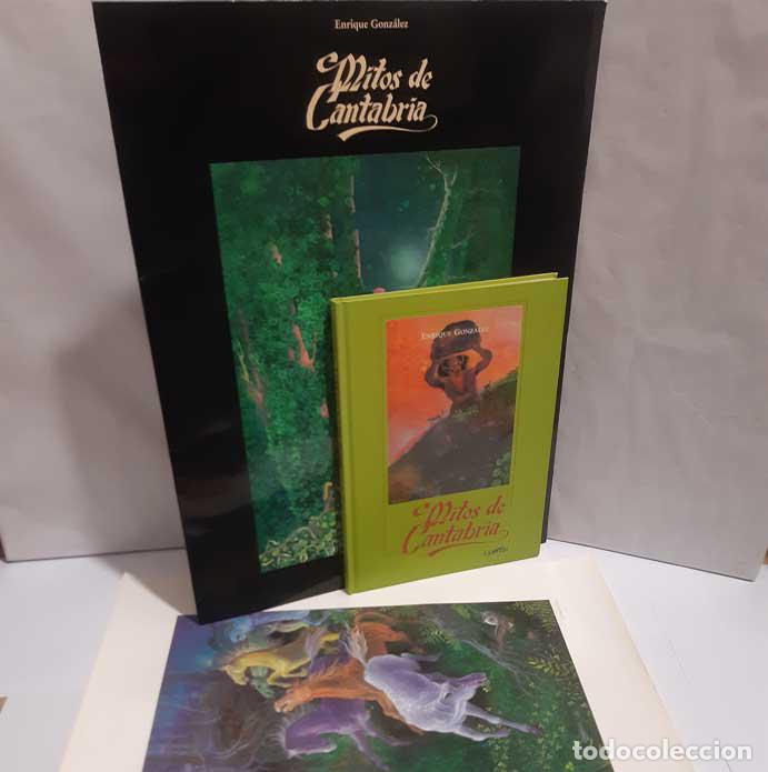 Libri di seconda mano: MITOS DE CANTABRIA (LIBRO + CARPETA CON L&Aacute;MINAS) - GONZ&Aacute;LEZ, ENRIQUE