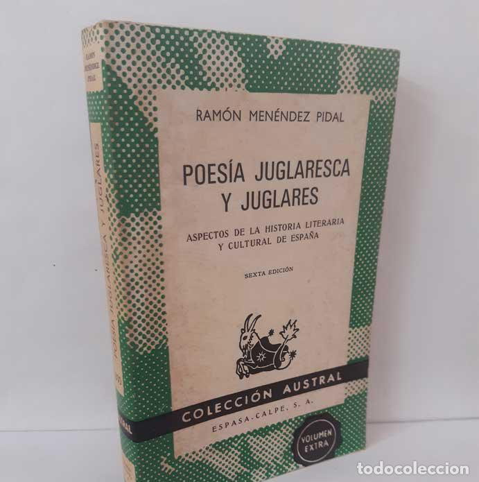 Libri di seconda mano: POES&Iacute;A JUGLARESCA Y JUGLARES, ASPECTOS DE LA HISTORIA LITERARIA Y CULTURAL DE ESPA&Ntilde;A - MEN&Eacute;NDEZ PIDA