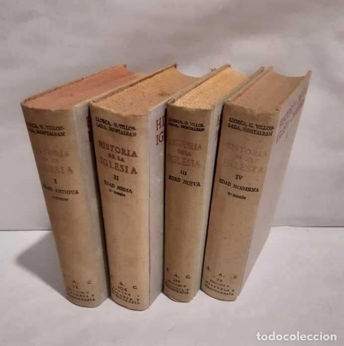 B&uuml;cher: HISTORIA DE LA IGLESIA CAT&Oacute;LICA (4 TOMOS) - LLORCA, BERNARDINO - GARC&Iacute;A VILLOSLADA, RICARDO - MONTAL