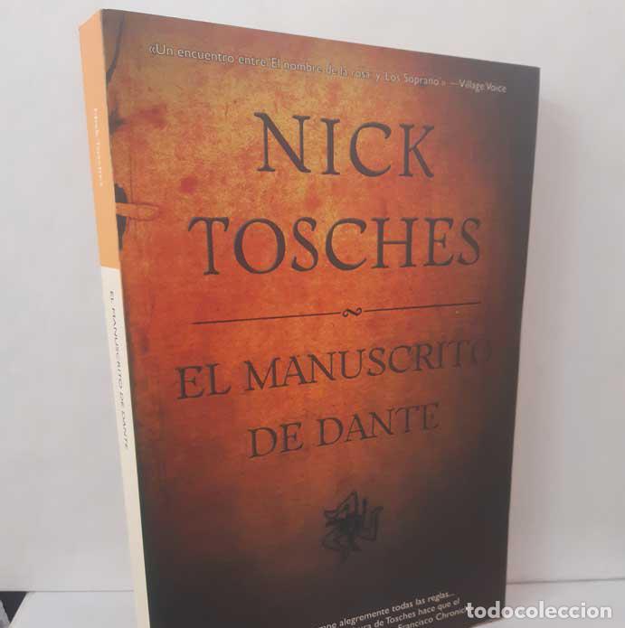 books: EL MANUSCRITO DE DANTE - TOSCHES, NICK