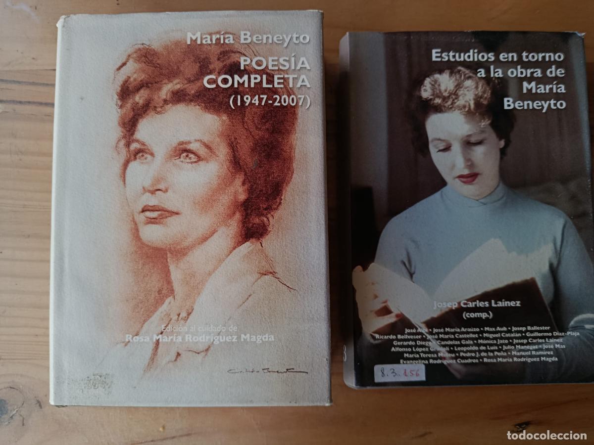 Libros: POES&Iacute;A COMPLETA (1947-2007) + ESTUDIOS EN TORNO A LA OBRA DE MAR&Iacute;A BENEYTO - MAR&Iacute;A BENEYTO