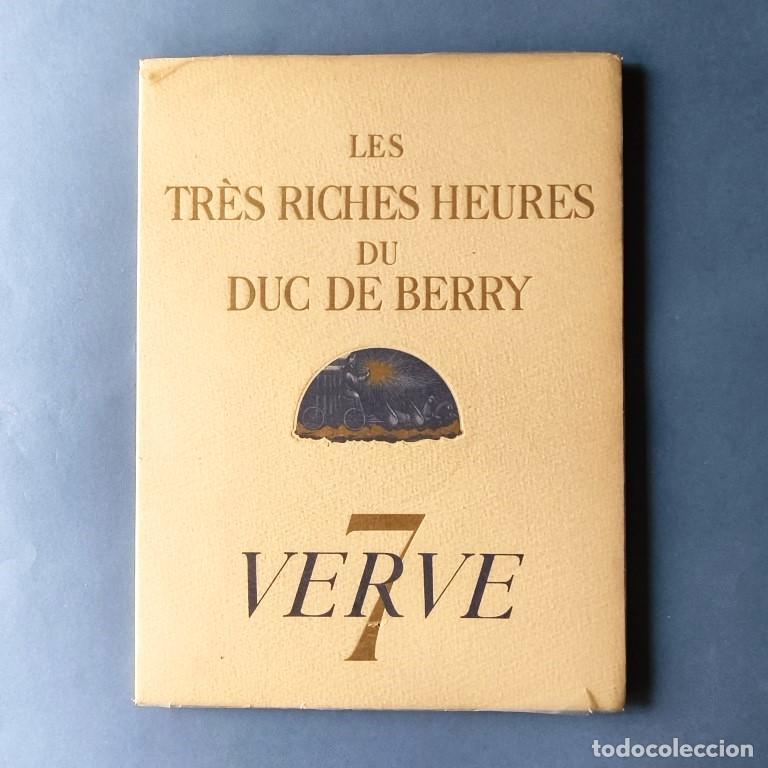 Libros: Verve. The French Review of Art. No. 7. Directeur E. T&eacute;riade. Les Tr&egrave;s Riches Heures du Duc de Berry